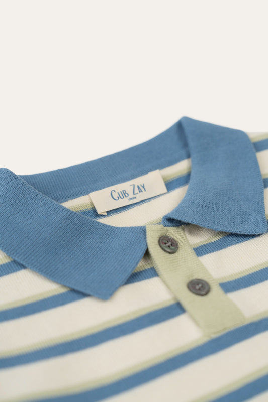 Riverbank Striped Polo