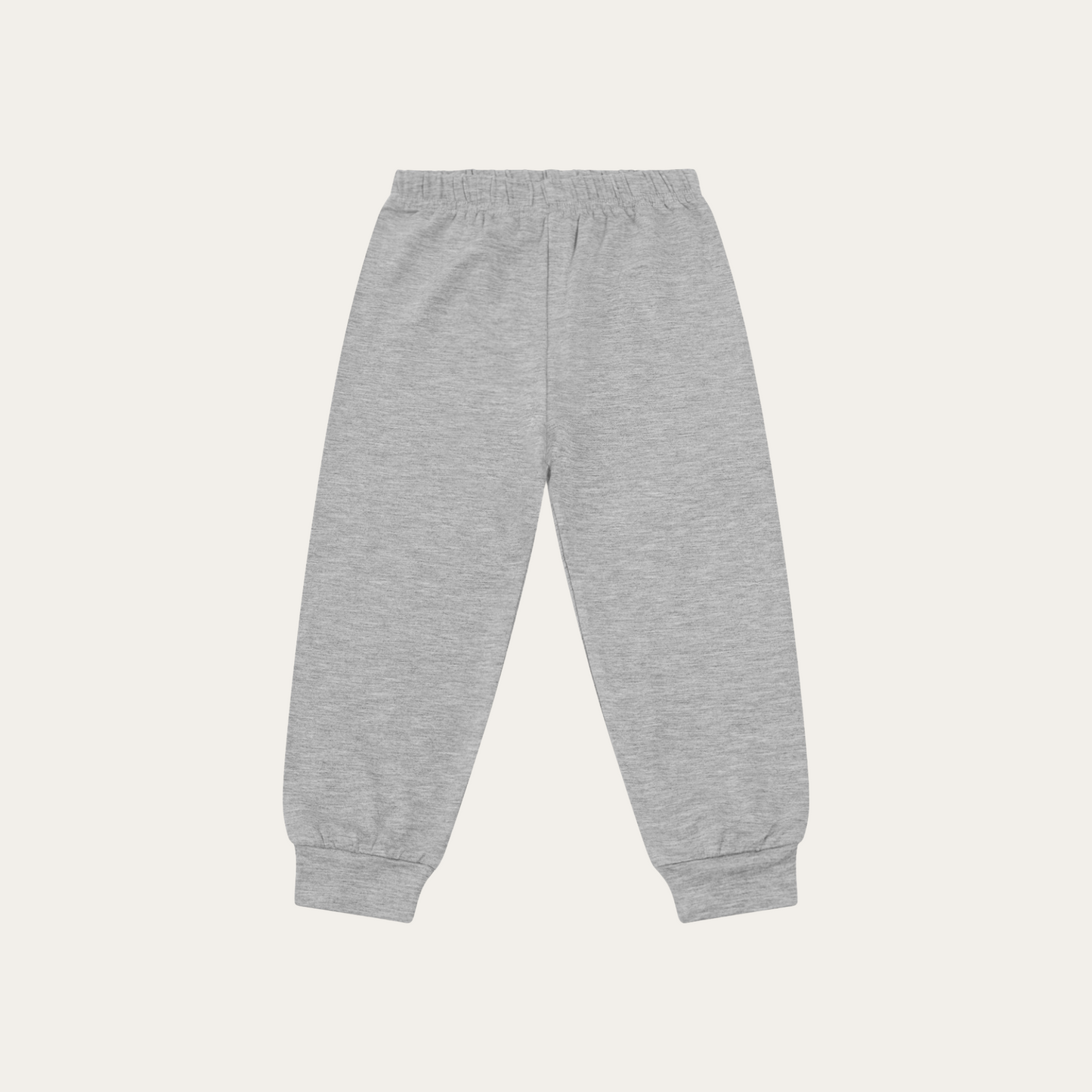 Grey bamboo baby joggers from Cub Zay – soft, sustainable capsule wardrobe essential